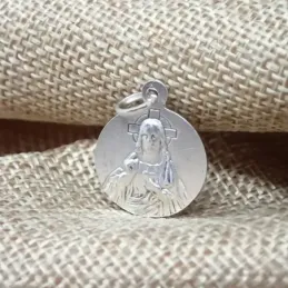 Escapulario Sagrado Corazón de Jesús Virgen del Carmen Málaga Medalla