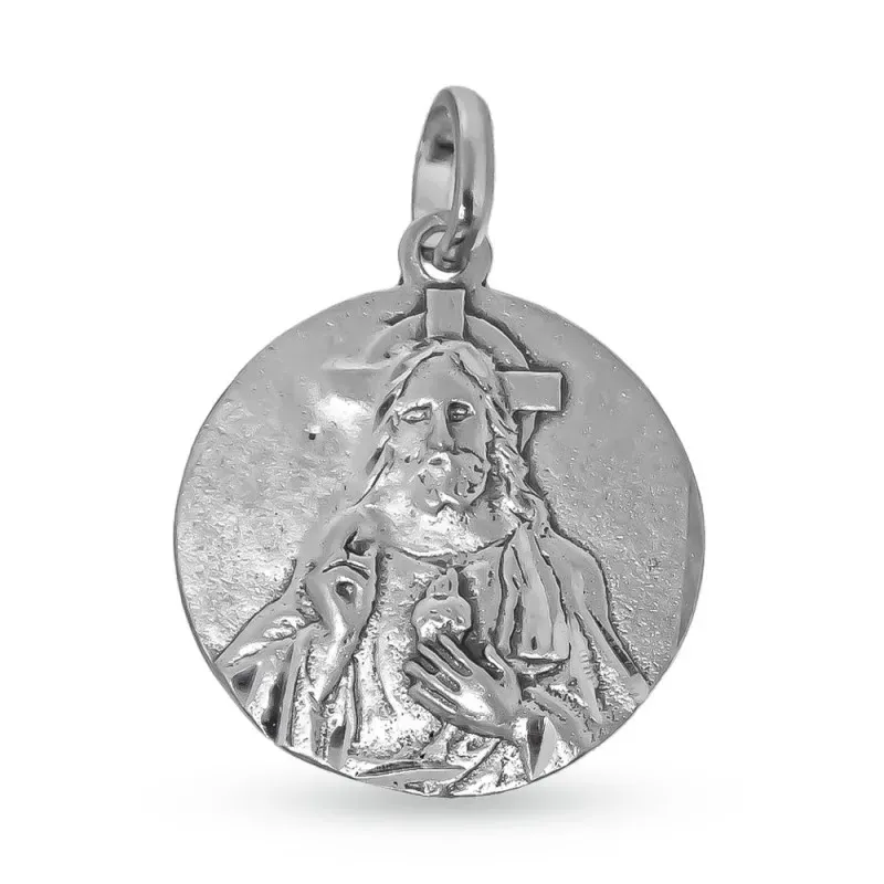 Escapulario Sagrado Corazón de Jesús Virgen del Carmen Málaga Medalla