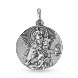 Escapulario Sagrado Corazón de Jesús Virgen del Carmen Málaga Medalla