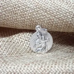 Escapulario Sagrado Corazón de Jesús Virgen del Carmen Málaga Medalla