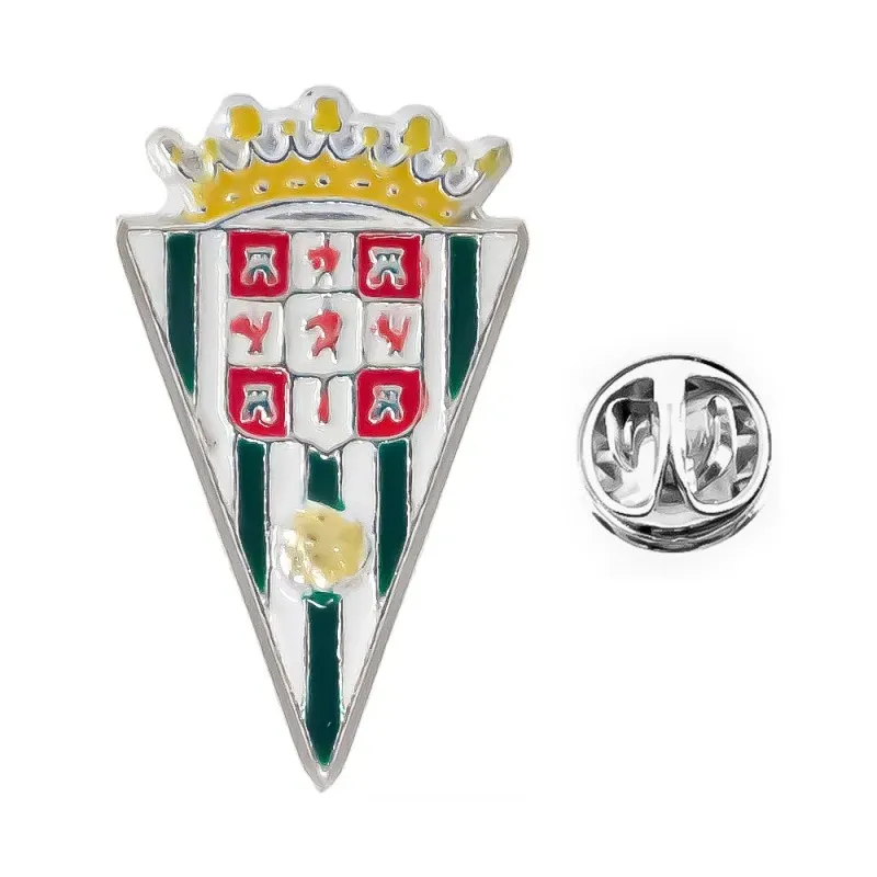 Córdoba Club de Fútbol Escudo Pin en Plata de Ley 925m macizo con 20