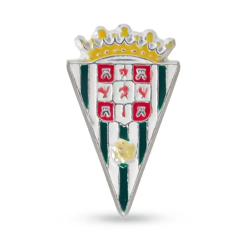 Córdoba Club de Fútbol Escudo Pin en Plata de Ley 925m macizo con 20