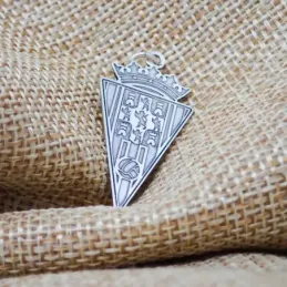 Córdoba Club de Fútbol Escudo Plata Ley 925m macizo 33 mm. brillo. Gr