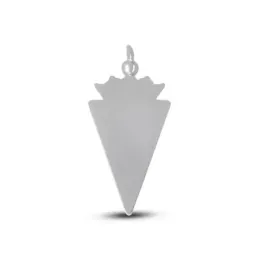 Córdoba Club de Fútbol Escudo Plata Ley 925m macizo 33 mm. brillo