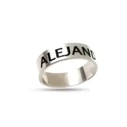 Abalarorio Charm Nombre Personalizado Plata Ley 925m icono 11 mm. anc
