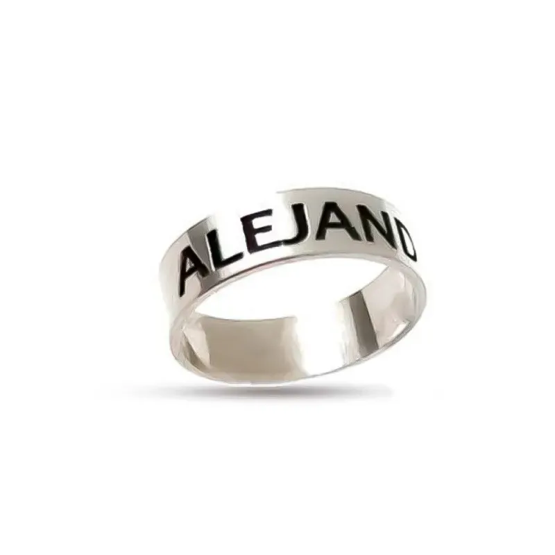 Abalarorio Charm Nombre Personalizado Plata Ley 925m icono 11 mm. anc
