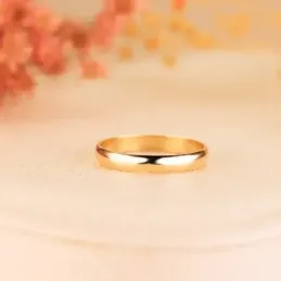 Alianza oro 18k lisa 3mm. [AA0083]