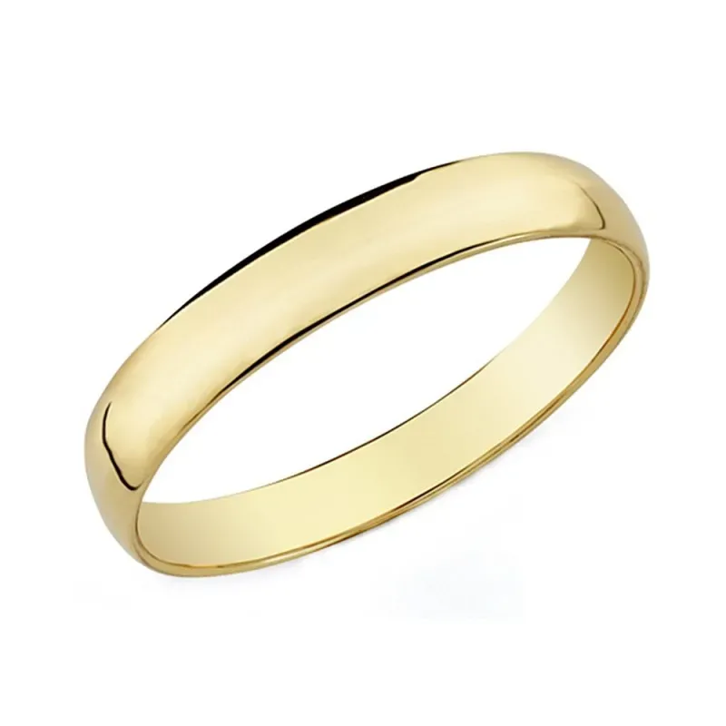 Alianza oro 18k lisa 3.5mm. [AA0084GR]