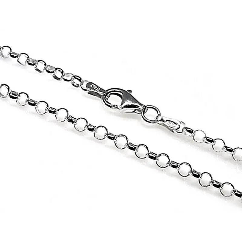 Cadena plata ley 925m rolo 50cm. hilo 0.45mm. [AB2544]