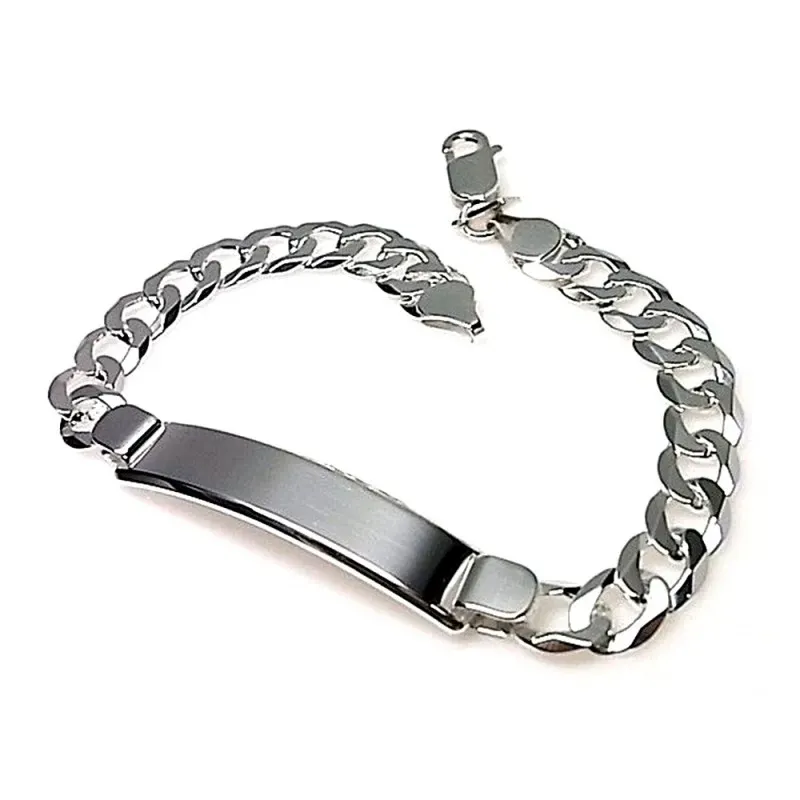 Esclava plata ley 925m lisa barbada [AB0507GR]