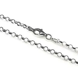 Cadena plata ley 925m rolo 40cm. hilo 0.45mm. [AB2542]