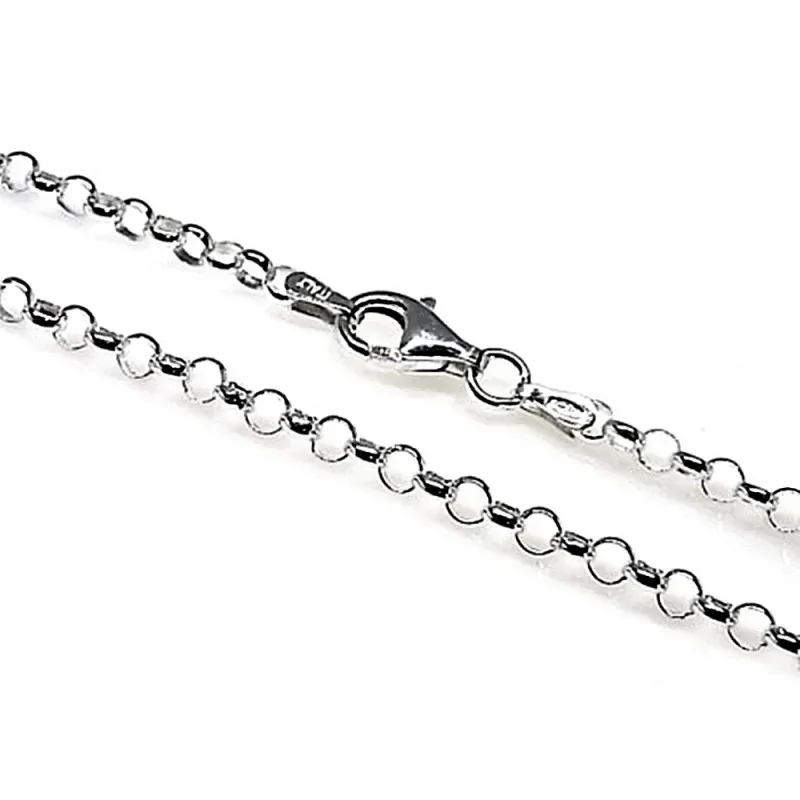 Cadena plata ley 925m rolo 40cm. hilo 0.45mm. [AB2542]