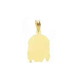 Cristo de la Buena Muerte Colgante Oro 18k cabeza rostro 19 mm.. Grab