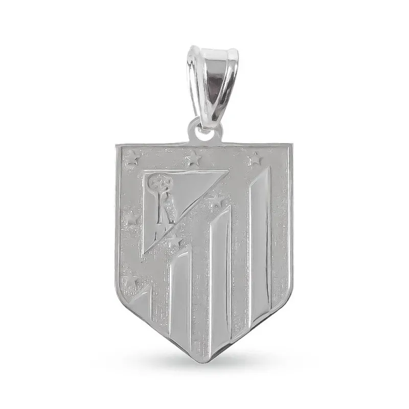 Atlético de Madrid Colgante Plata Ley 925m macizo 24 mm. escudo actua