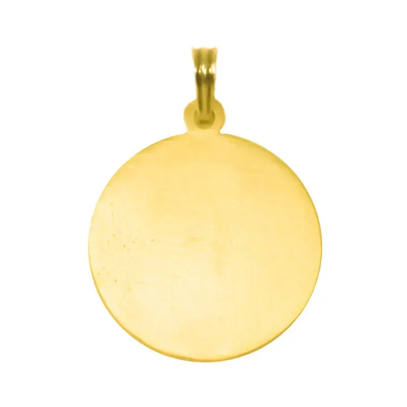 Cristo de Medinaceli Medalla en Oro de 18k maciza con 28 mm. lisa