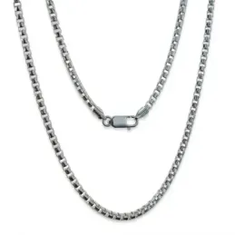 Cadena Plata Ley 925m veneciana 50 cm. ancho 3 mm.