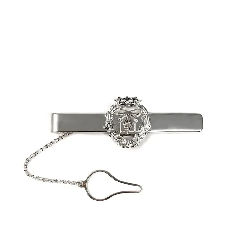 Pisacorbatas Personalizado Plata Ley 925m Insignia Profesional
