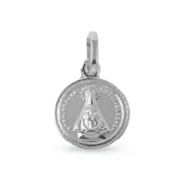 Virgen de Tíscar Medalla en Plata de Ley 925m con 13 mm. Patrona de C