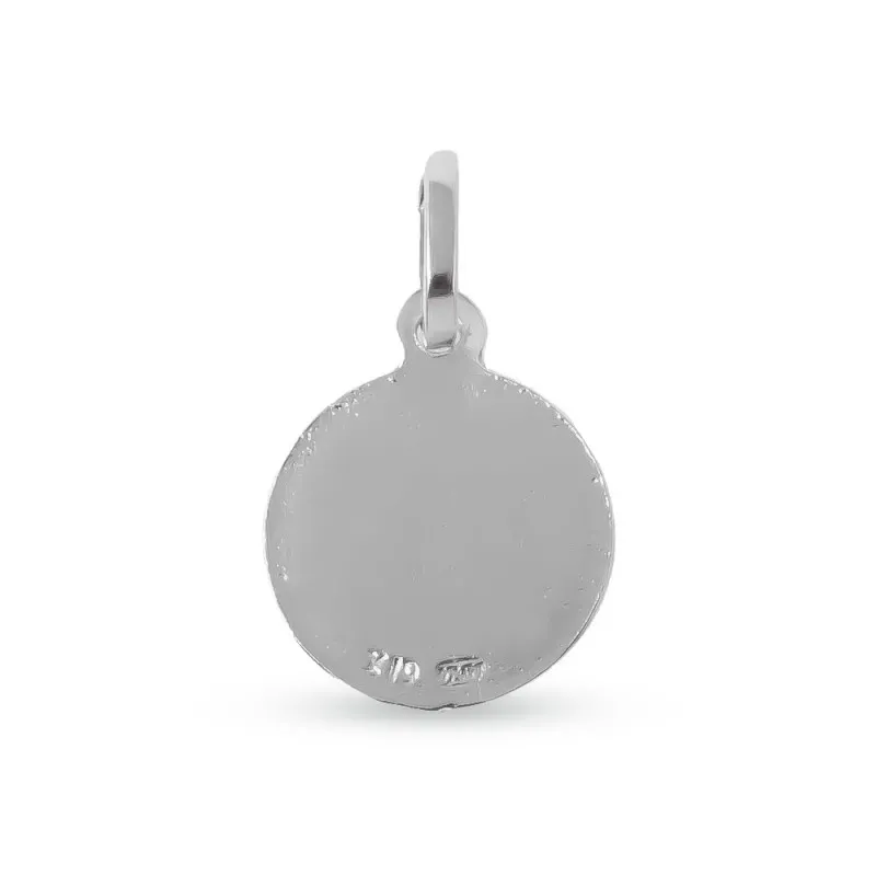 Virgen de Tíscar Medalla Plata de Ley 925m con 13 mm. patrona Cazorla