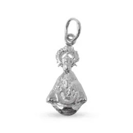 Virgen de Tíscar Silueta en Plata de Ley 925m con 22 mm. del pueblo d