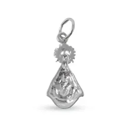 Virgen de Tíscar Silueta en Plata de Ley 925m con 22 mm. del pueblo d