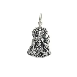 Medalla colgante plata ley 925m 20mm. Virgen Jimena [AA7969]