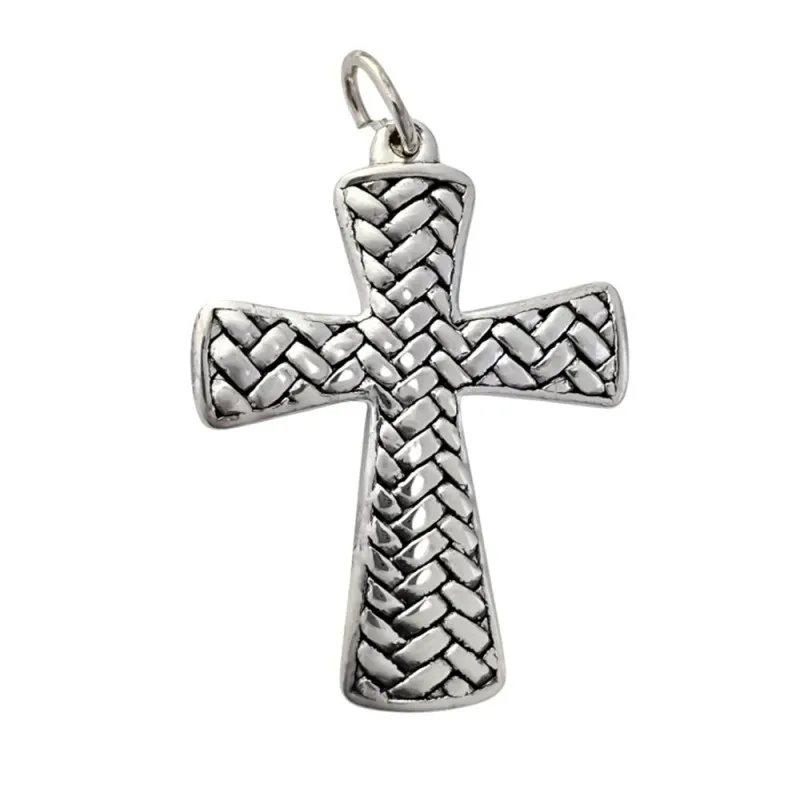 Cruz plata ley 925m 41mm. electroforming [AA8101]