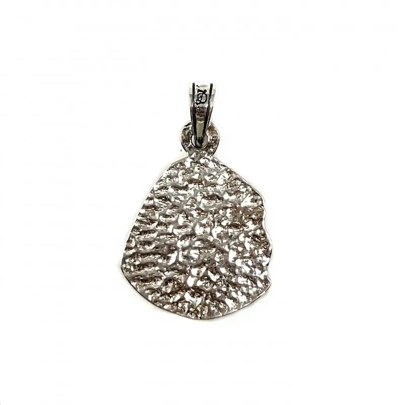 Cabeza rostro Virgen plata ley 925m 25mm. Macarena [AA8131]
