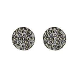 Pendientes plata ley 925m liso 18mm. marquesitas redondo [AA8855]