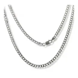 Cadena plata ley 925m 70cm. barbada 0.80mm. [AB0485]