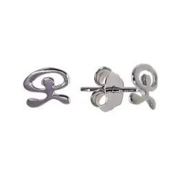 Pendientes plata Ley 925m Indalo 8mm. presión [AB1079]