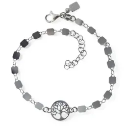 Árbol de la Vida Pulsera en Plata de Ley 925m con 17 cm. amuleto de 1