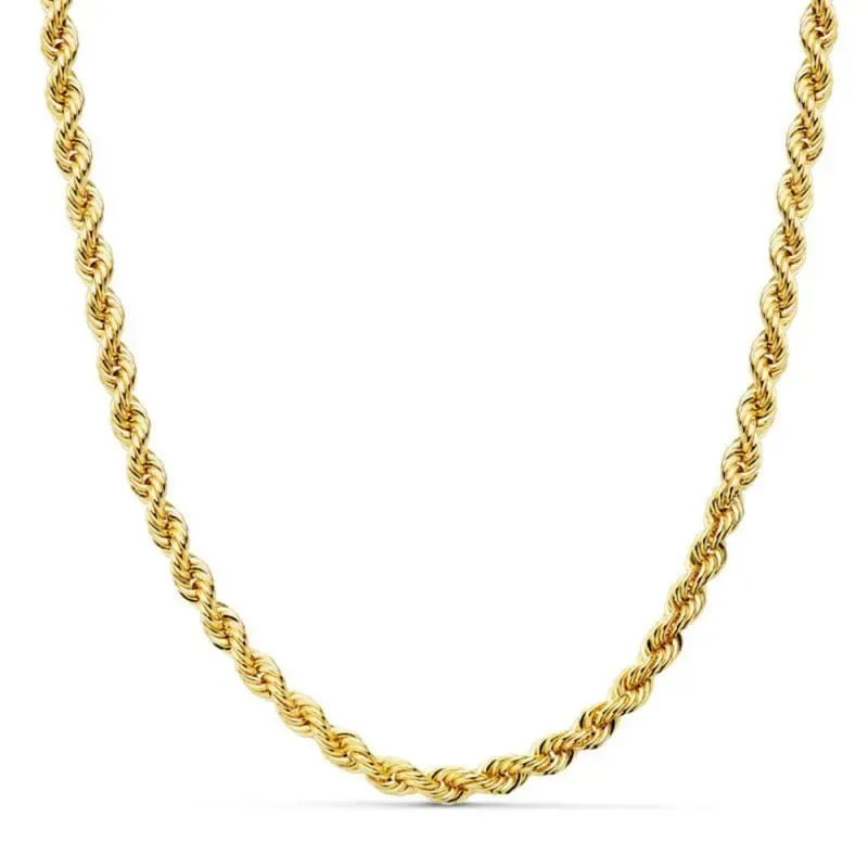 Cordón cadena oro 18k salomónico 45cm. normal 4.5mm. [AA1583]
