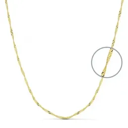 Cadena oro 18k maciza singapur 40 cm. 1,5 mm. 2.00 grs. [9514]