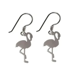 Pendientes plata Ley 925m motivo flamenco 20 mm. [AB4418]