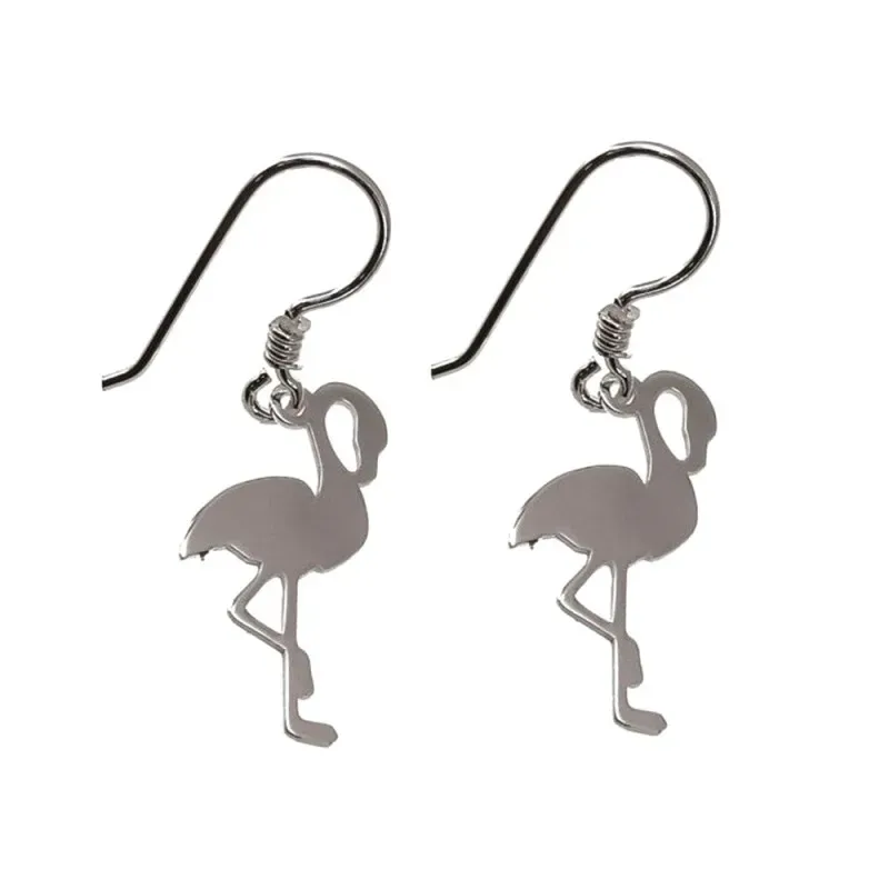 Pendientes plata Ley 925m motivo flamenco 20 mm. [AB4418]