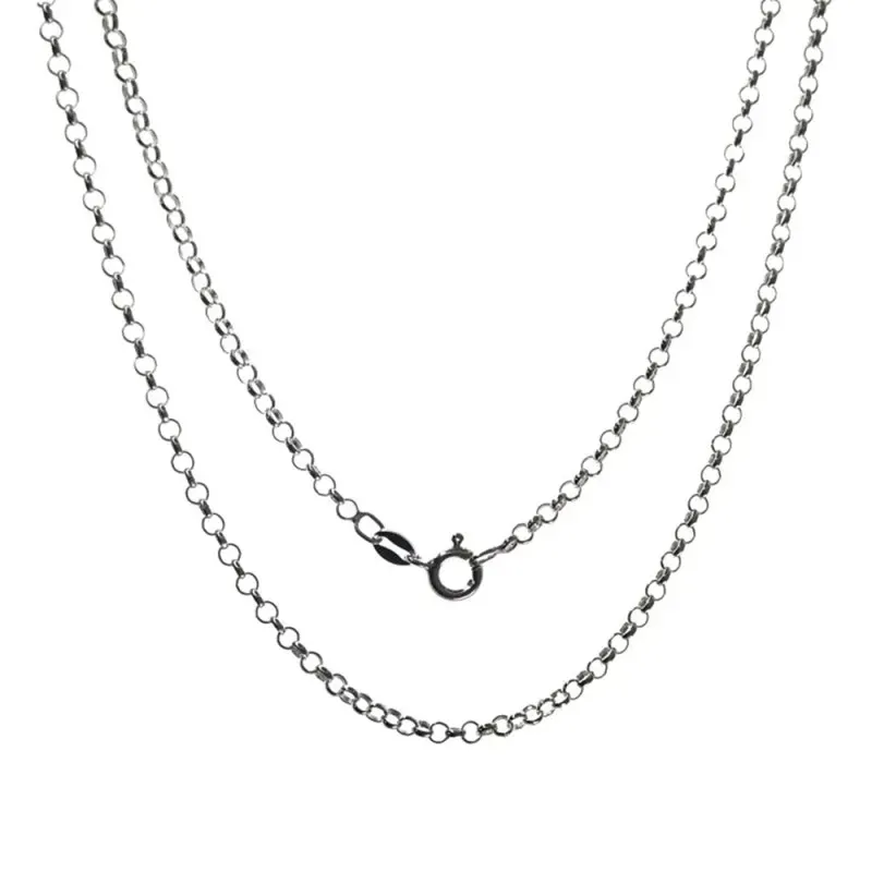 Cadena plata ley 925m 45cm. rolo hilo 0.27mm. [AB2752]
