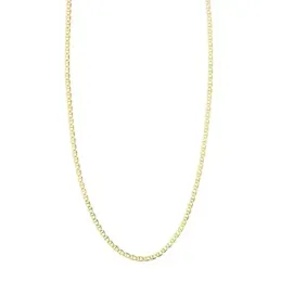 Cadena Oro 18k ancla 60 cm. maciza ancho eslabón 1.2 mm.