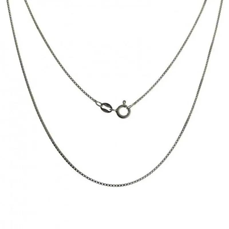 Cadena plata ley 925m 40cm. veneciana 0.19mm. [AB0366]