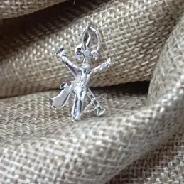 Cristo de la Legión Colgante en Plata de Ley 925m con 27 mm. macizo