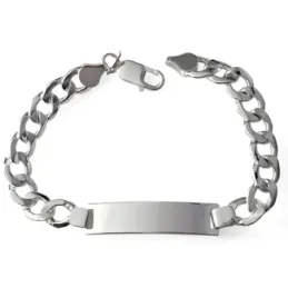 Esclava plata ley 925m lisa barbada [AB0513GR]