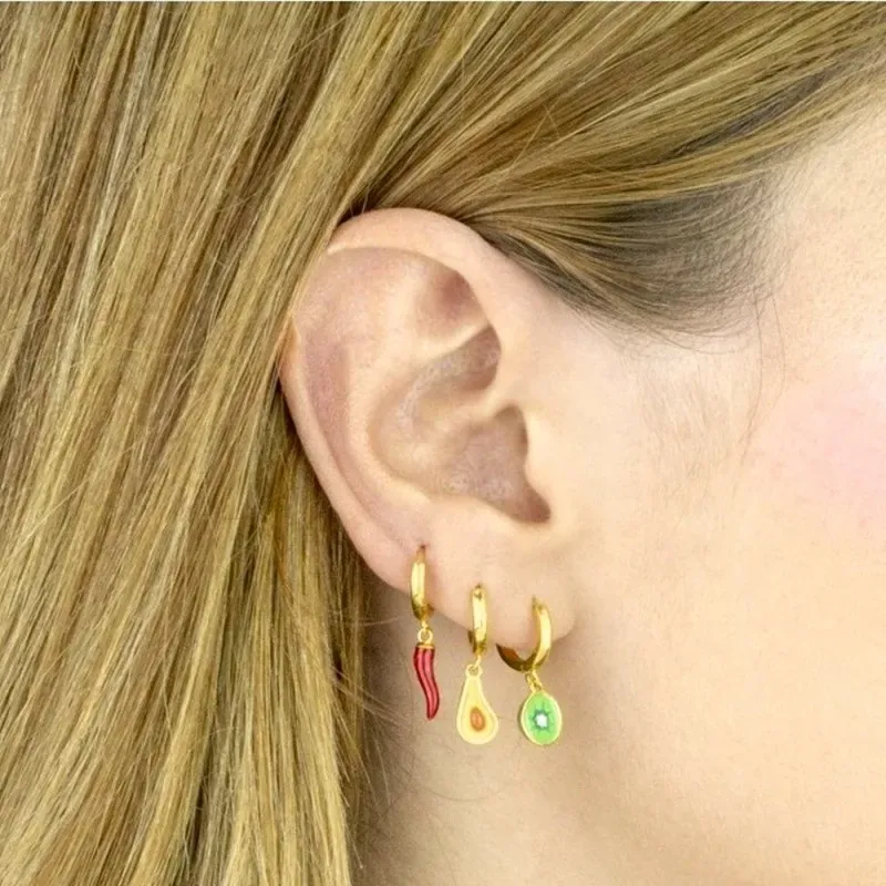 Aros Pendientes en Plata de Ley 925m chapados oro 10 mm. de diámetro