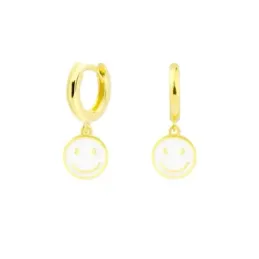 Aros Pendientes Plata de Ley 925m chapados oro 10 mm. de diámetro col