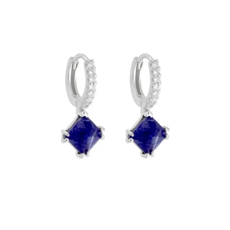 Aros Pendientes Plata Ley 925m chapados oro diámetro 10 mm. piedra so