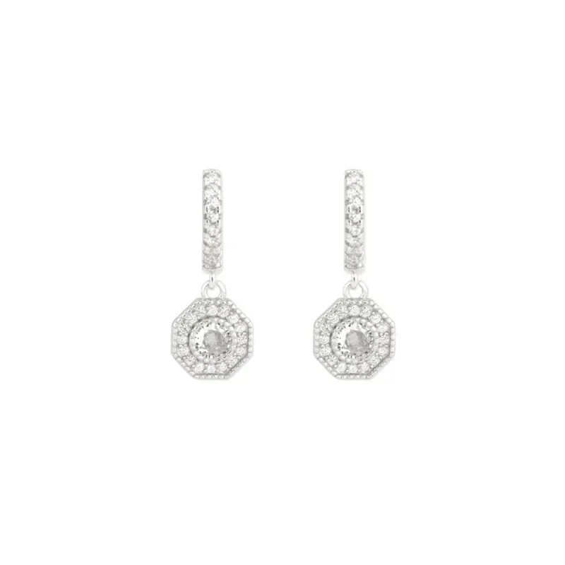 Aros Pendientes en Plata de Ley 925m con 19 mm. aro de 11 mm. colgant