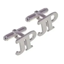 Gemelos Plata Ley 925m iniciales personalizadas