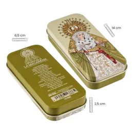 Esperanza Macarena de Sevilla Llavero metálico de 5.5 cm. con estuche