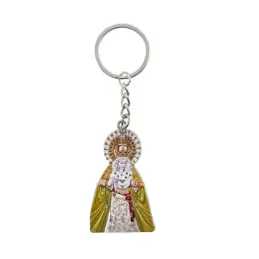 Esperanza Macarena de Sevilla Llavero metálico de 5.5 cm. con estuche