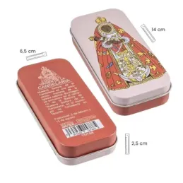 Virgen de la Candelaria Llavero metálico de 5.5 cm. patrona de Canari