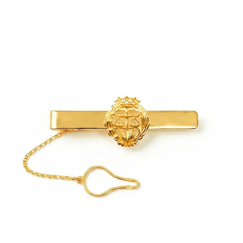 Pisacorbata con Insignia Profesional de Derecho escudo en Plata de Le